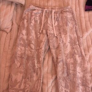 Hollister Beige Camouflage Joggers